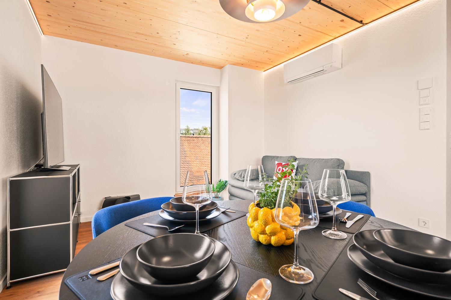 Апартаменты Penthouse Mit Traumhafter Terrasse Klimatisiert Фридрихсхафен Экстерьер фото