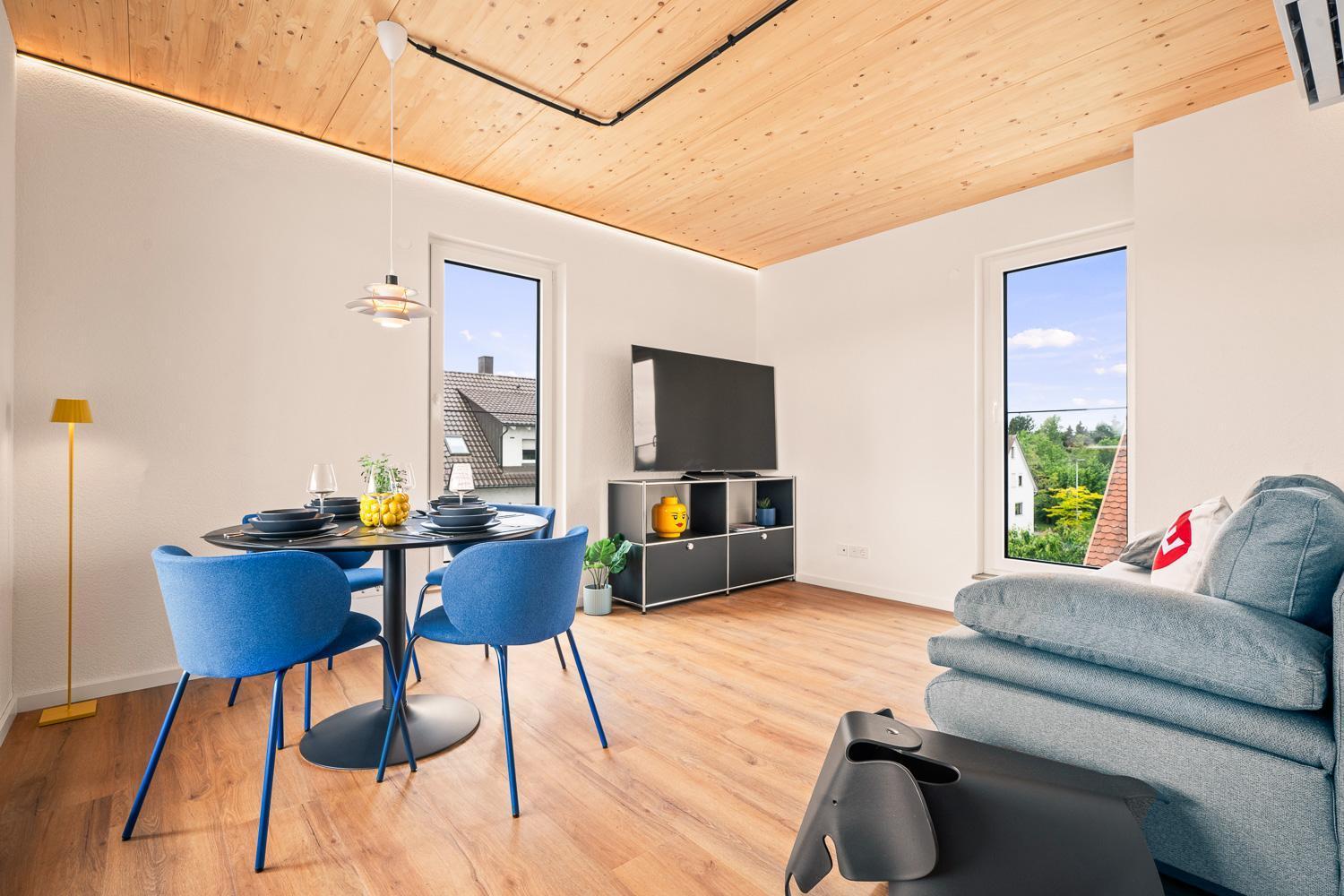 Апартаменты Penthouse Mit Traumhafter Terrasse Klimatisiert Фридрихсхафен Экстерьер фото